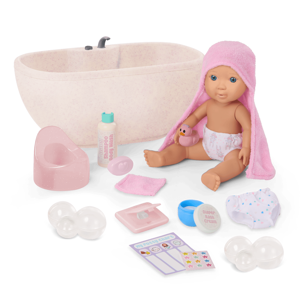 Baby Lacy Bathtime Set